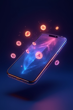 Smartphone showing Depositwin casino app